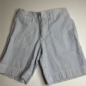Classic Blue Striped Kids Shorts